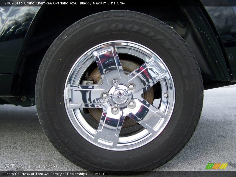 Black / Medium Slate Gray 2007 Jeep Grand Cherokee Overland 4x4