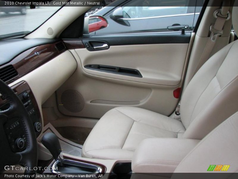 Gold Mist Metallic / Neutral 2010 Chevrolet Impala LT