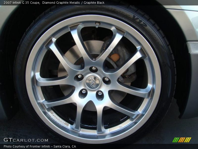 Diamond Graphite Metallic / Graphite Black 2007 Infiniti G 35 Coupe