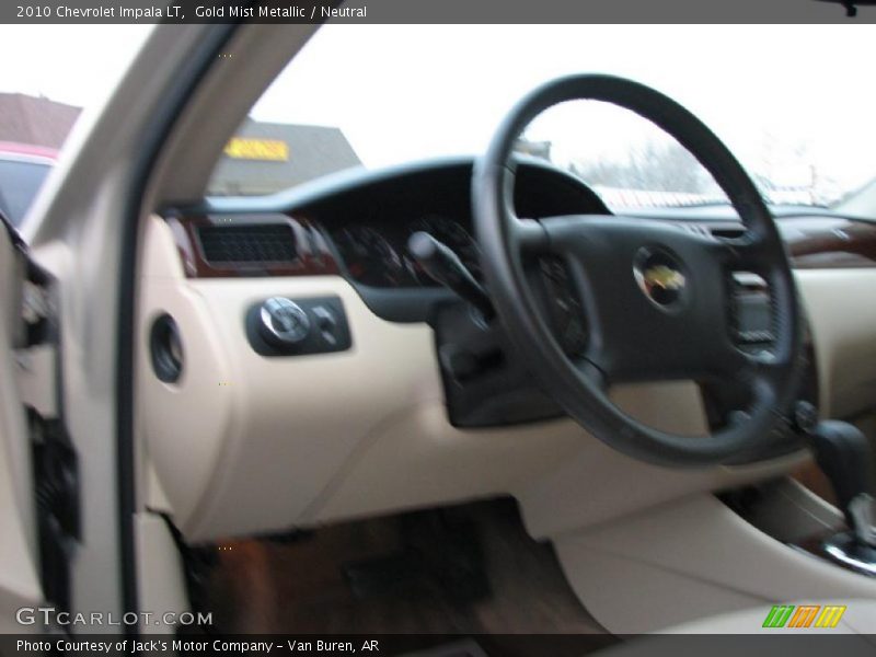 Gold Mist Metallic / Neutral 2010 Chevrolet Impala LT