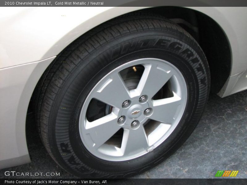 Gold Mist Metallic / Neutral 2010 Chevrolet Impala LT