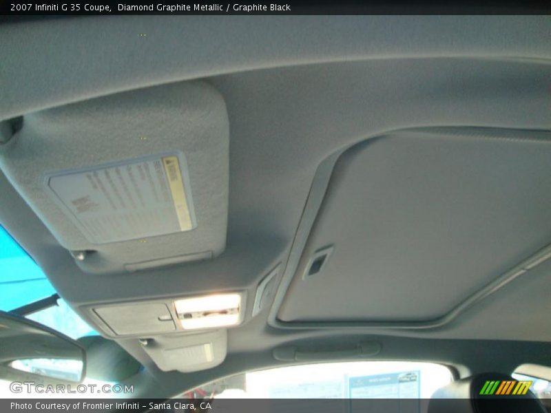 Diamond Graphite Metallic / Graphite Black 2007 Infiniti G 35 Coupe