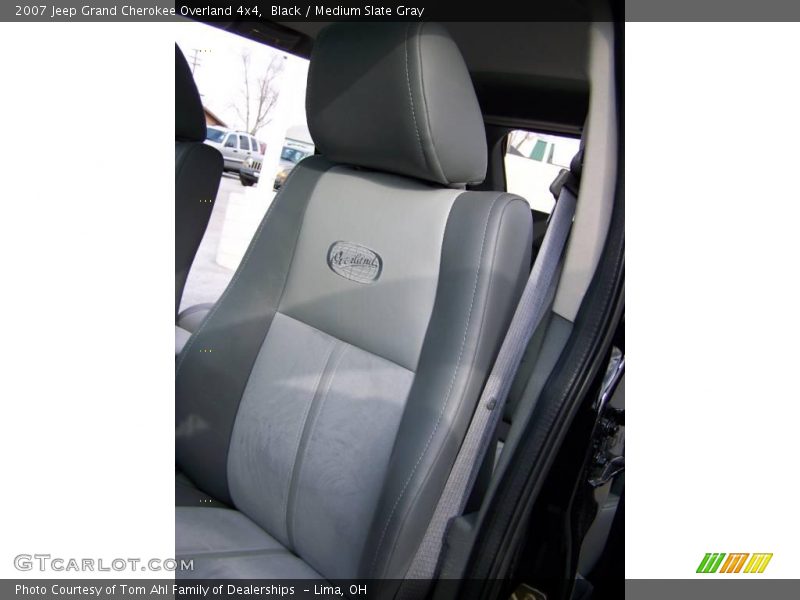 Black / Medium Slate Gray 2007 Jeep Grand Cherokee Overland 4x4