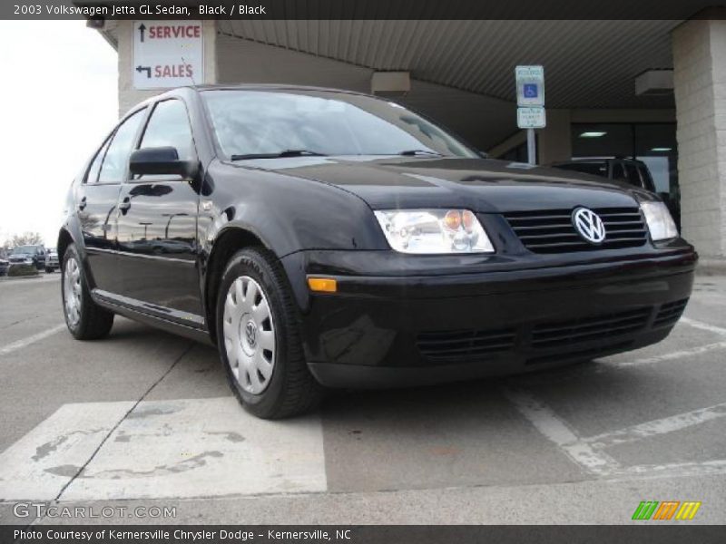 Black / Black 2003 Volkswagen Jetta GL Sedan