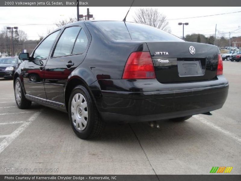 Black / Black 2003 Volkswagen Jetta GL Sedan