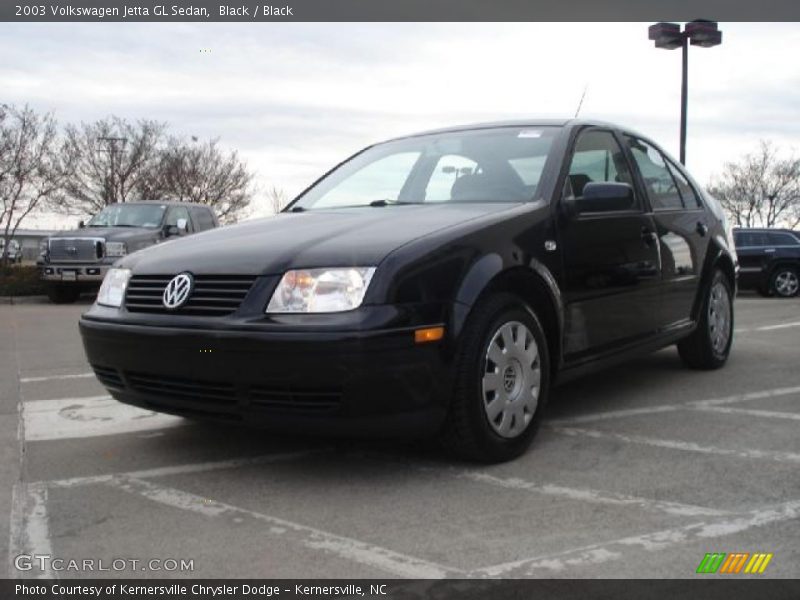 Black / Black 2003 Volkswagen Jetta GL Sedan