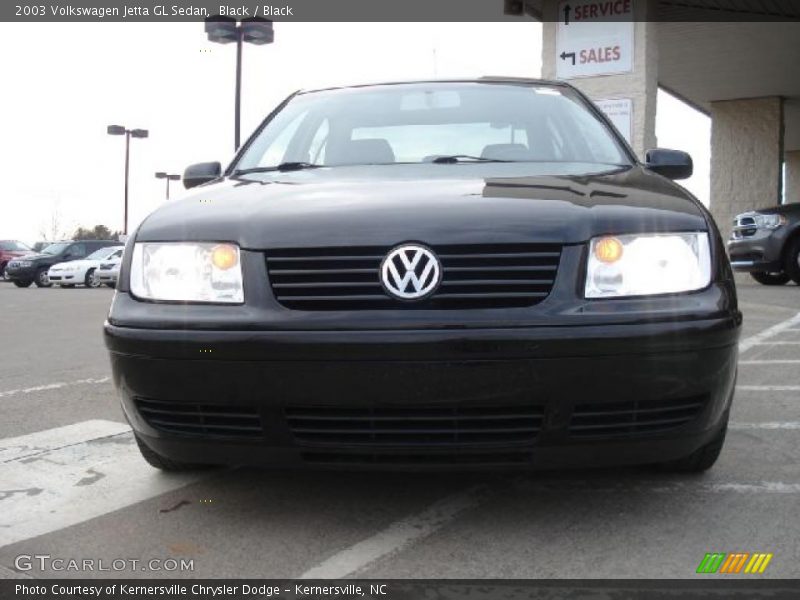 Black / Black 2003 Volkswagen Jetta GL Sedan