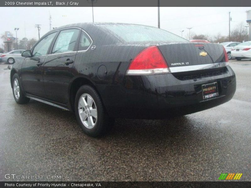 Black / Gray 2009 Chevrolet Impala LT