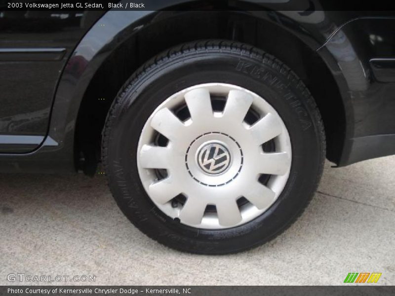 Black / Black 2003 Volkswagen Jetta GL Sedan