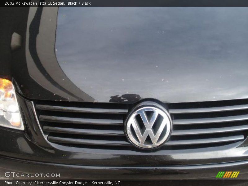 Black / Black 2003 Volkswagen Jetta GL Sedan