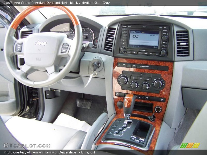 Black / Medium Slate Gray 2007 Jeep Grand Cherokee Overland 4x4