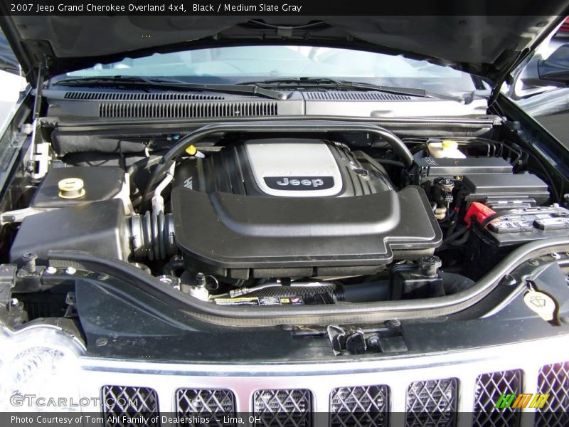 Black / Medium Slate Gray 2007 Jeep Grand Cherokee Overland 4x4