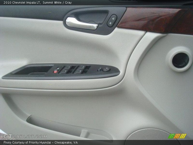 Summit White / Gray 2010 Chevrolet Impala LT