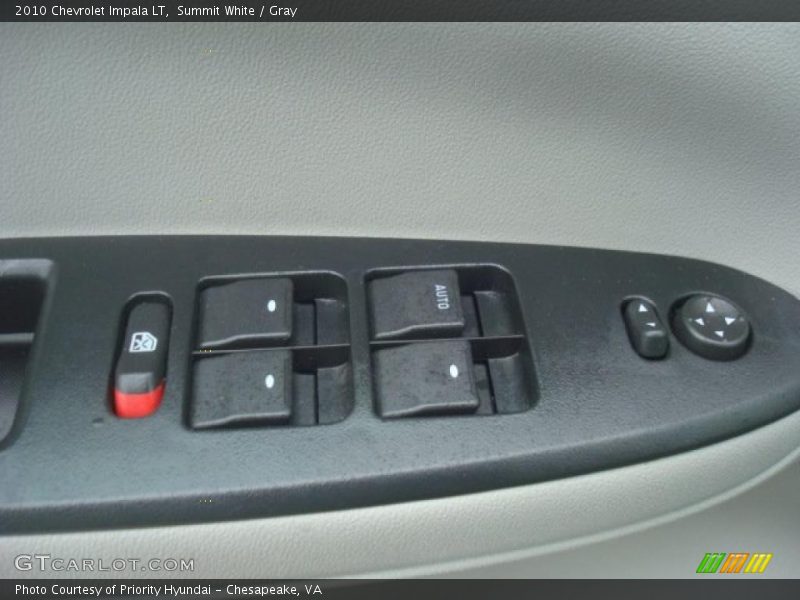 Summit White / Gray 2010 Chevrolet Impala LT