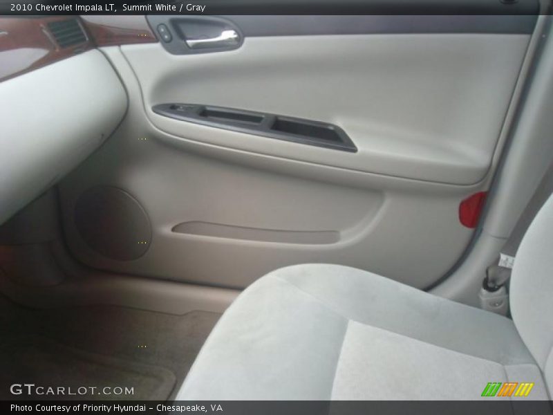 Summit White / Gray 2010 Chevrolet Impala LT