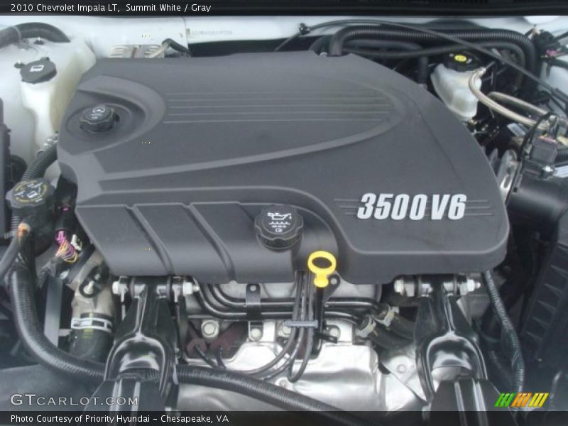 Summit White / Gray 2010 Chevrolet Impala LT