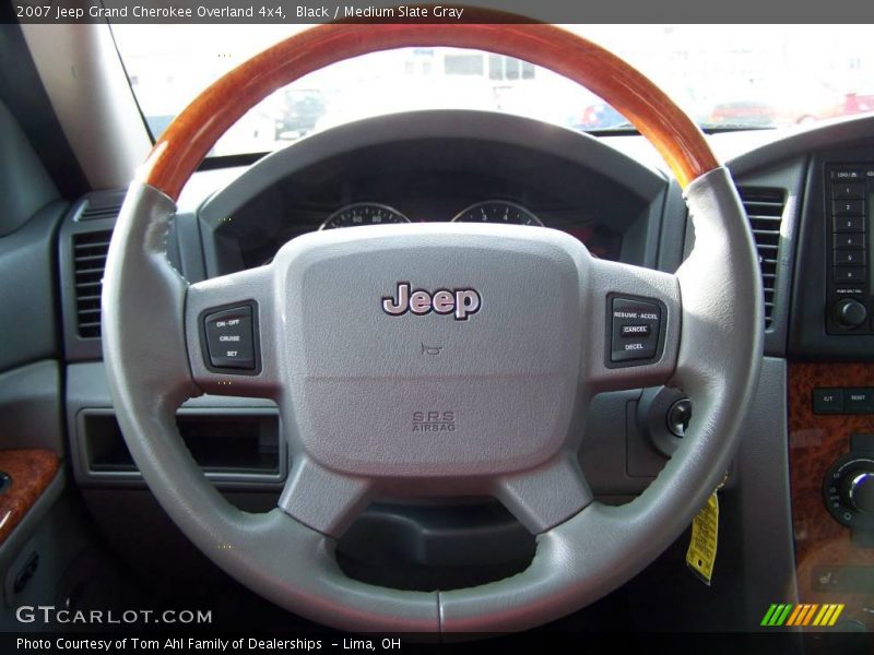 Black / Medium Slate Gray 2007 Jeep Grand Cherokee Overland 4x4