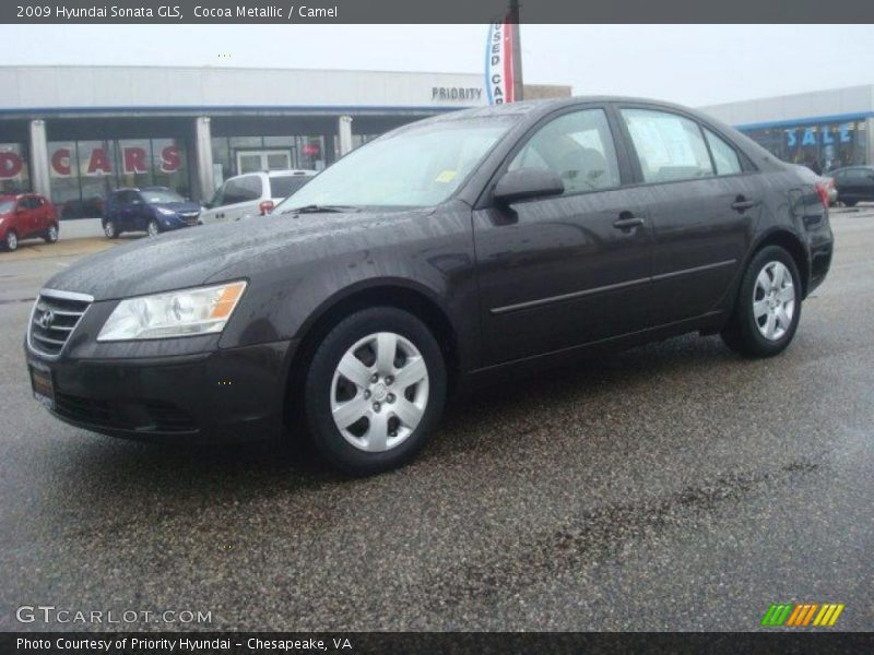 Cocoa Metallic / Camel 2009 Hyundai Sonata GLS