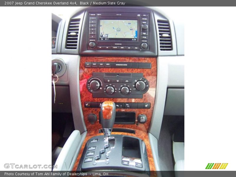 Black / Medium Slate Gray 2007 Jeep Grand Cherokee Overland 4x4