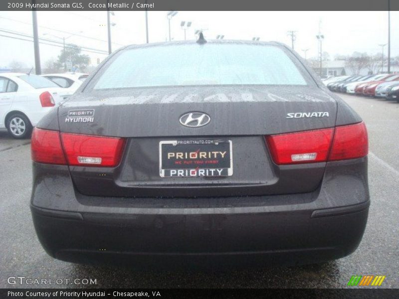 Cocoa Metallic / Camel 2009 Hyundai Sonata GLS