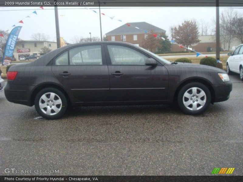 Cocoa Metallic / Camel 2009 Hyundai Sonata GLS