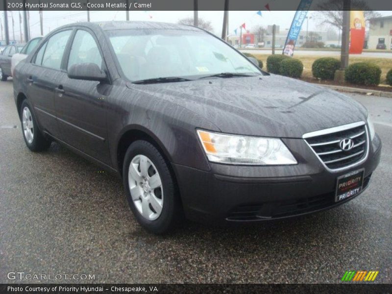 Cocoa Metallic / Camel 2009 Hyundai Sonata GLS