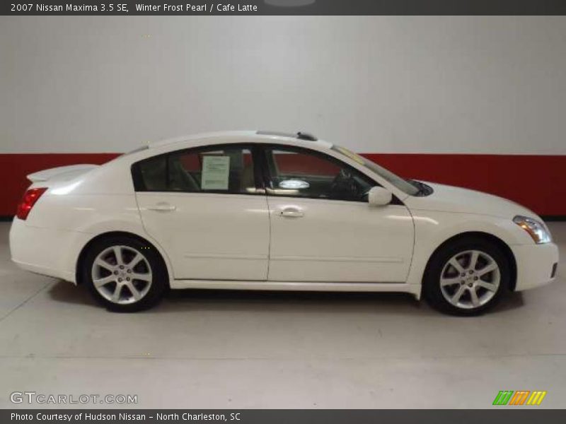 Winter Frost Pearl / Cafe Latte 2007 Nissan Maxima 3.5 SE