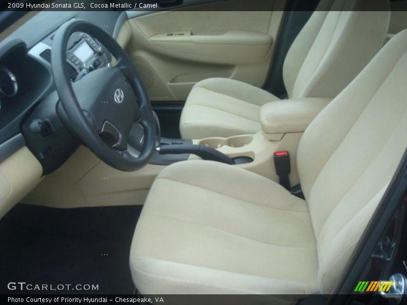 Cocoa Metallic / Camel 2009 Hyundai Sonata GLS