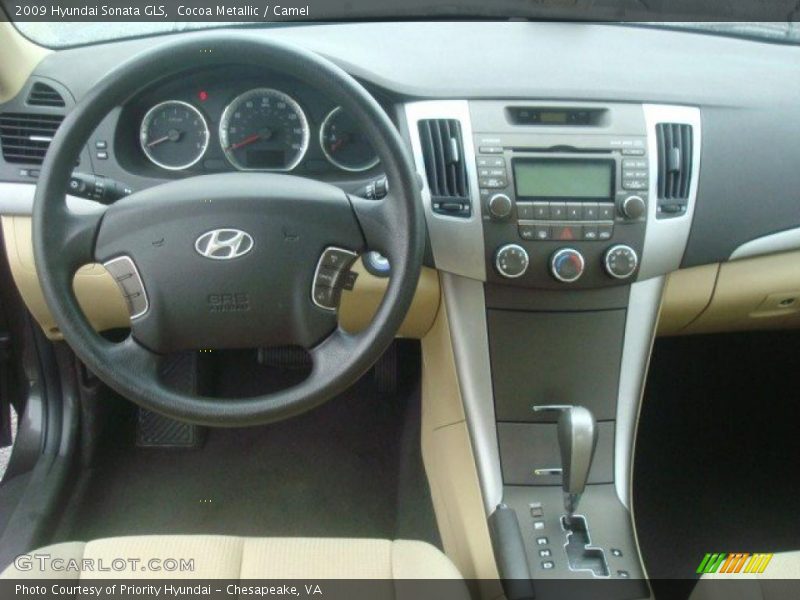 Cocoa Metallic / Camel 2009 Hyundai Sonata GLS
