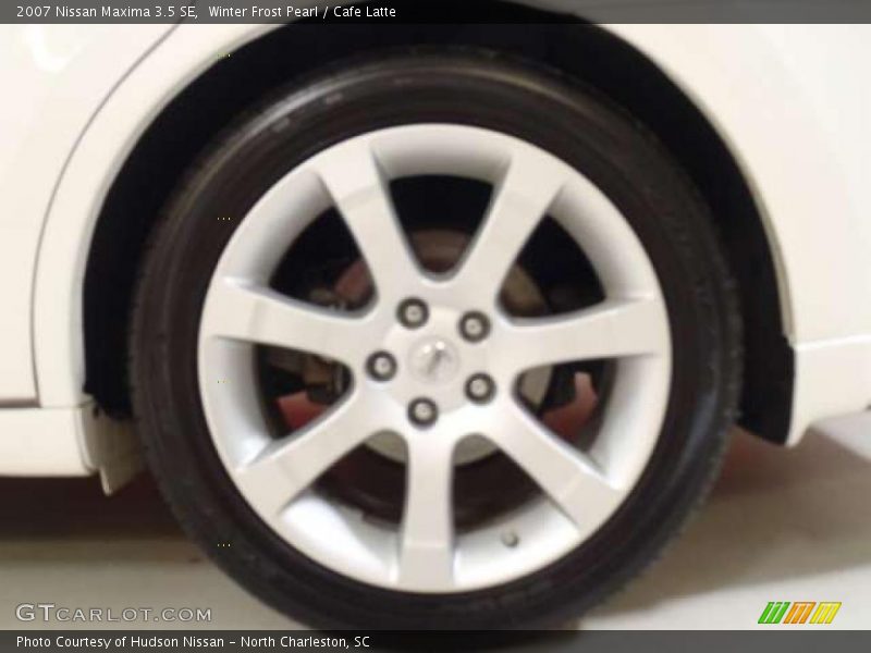 Winter Frost Pearl / Cafe Latte 2007 Nissan Maxima 3.5 SE