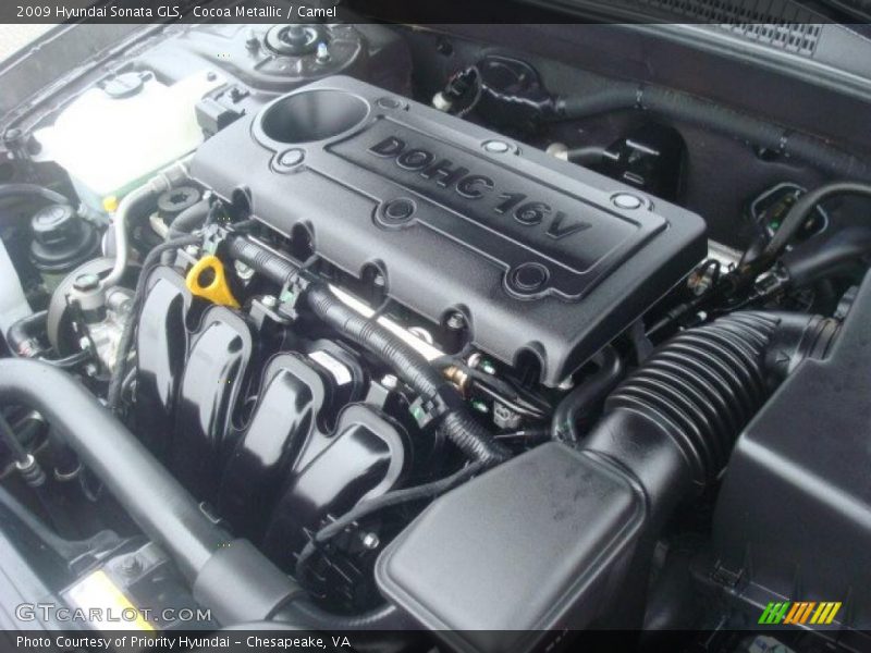 Cocoa Metallic / Camel 2009 Hyundai Sonata GLS