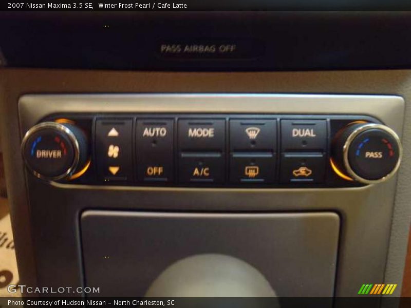 Winter Frost Pearl / Cafe Latte 2007 Nissan Maxima 3.5 SE