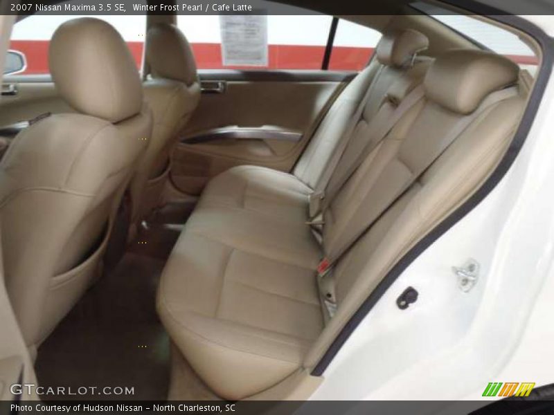 Winter Frost Pearl / Cafe Latte 2007 Nissan Maxima 3.5 SE