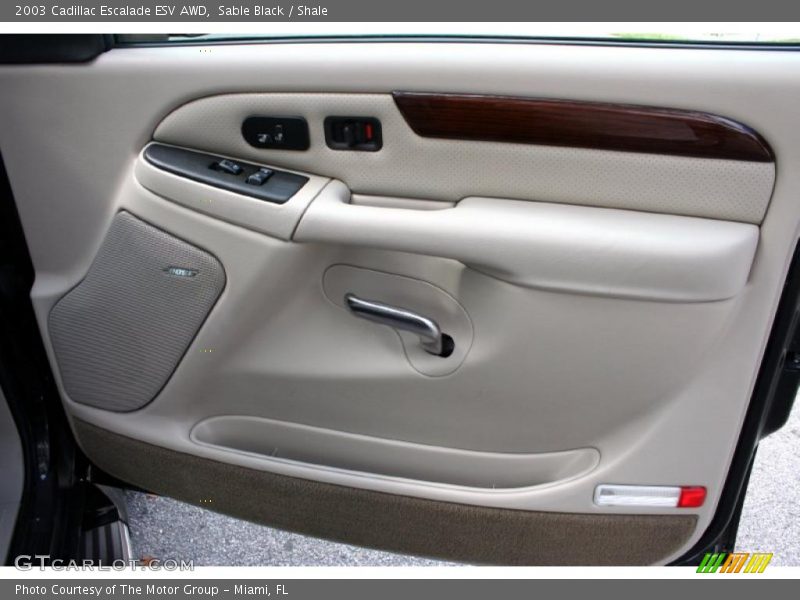 Sable Black / Shale 2003 Cadillac Escalade ESV AWD