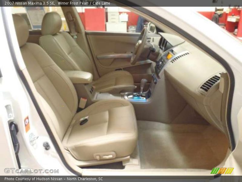 Winter Frost Pearl / Cafe Latte 2007 Nissan Maxima 3.5 SE