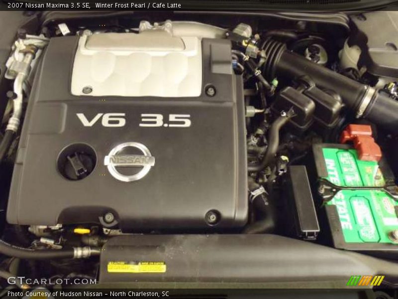 Winter Frost Pearl / Cafe Latte 2007 Nissan Maxima 3.5 SE