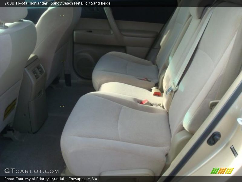 Sandy Beach Metallic / Sand Beige 2008 Toyota Highlander