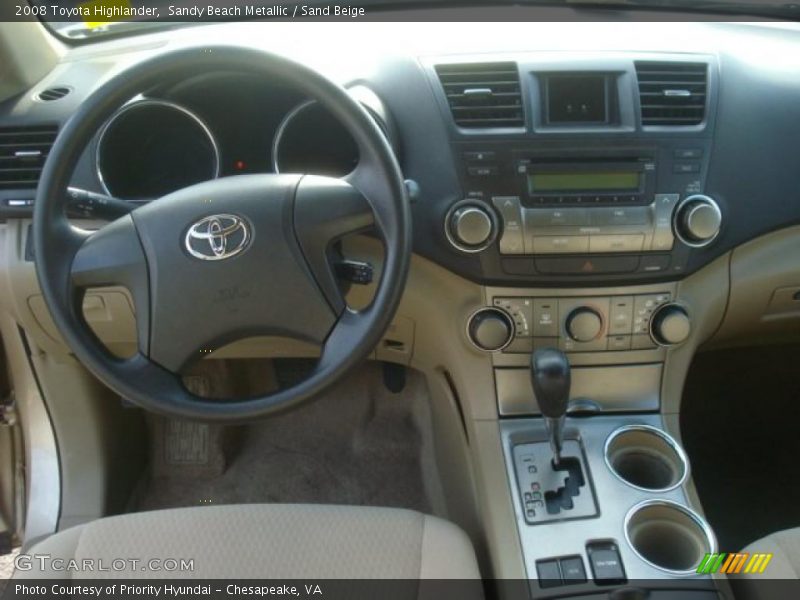 Sandy Beach Metallic / Sand Beige 2008 Toyota Highlander