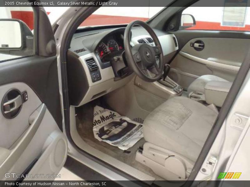 Galaxy Silver Metallic / Light Gray 2005 Chevrolet Equinox LS