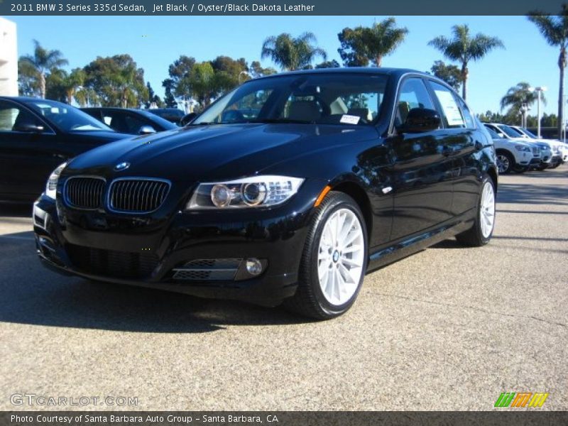Jet Black / Oyster/Black Dakota Leather 2011 BMW 3 Series 335d Sedan