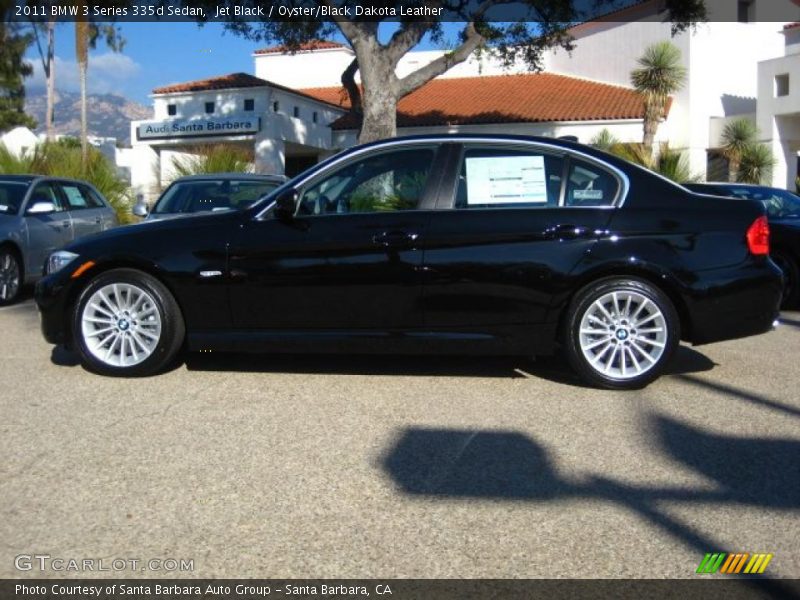 Jet Black / Oyster/Black Dakota Leather 2011 BMW 3 Series 335d Sedan