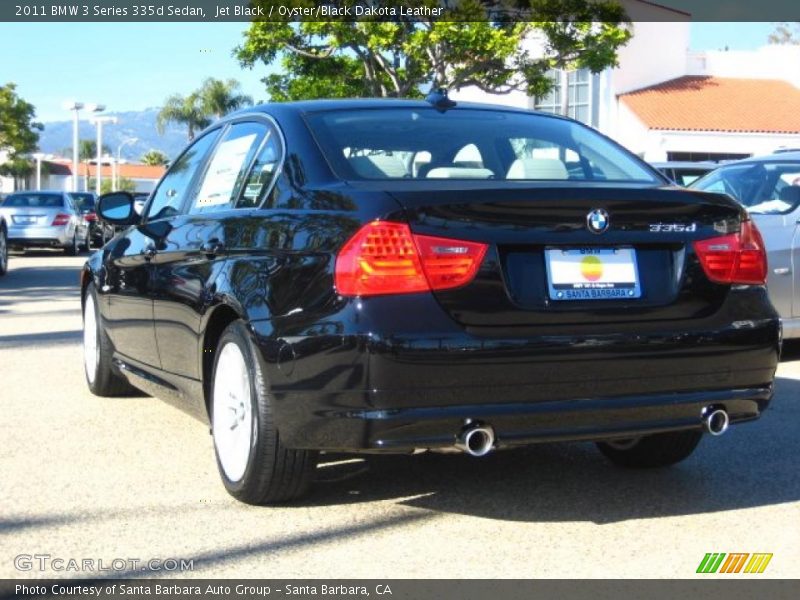 Jet Black / Oyster/Black Dakota Leather 2011 BMW 3 Series 335d Sedan