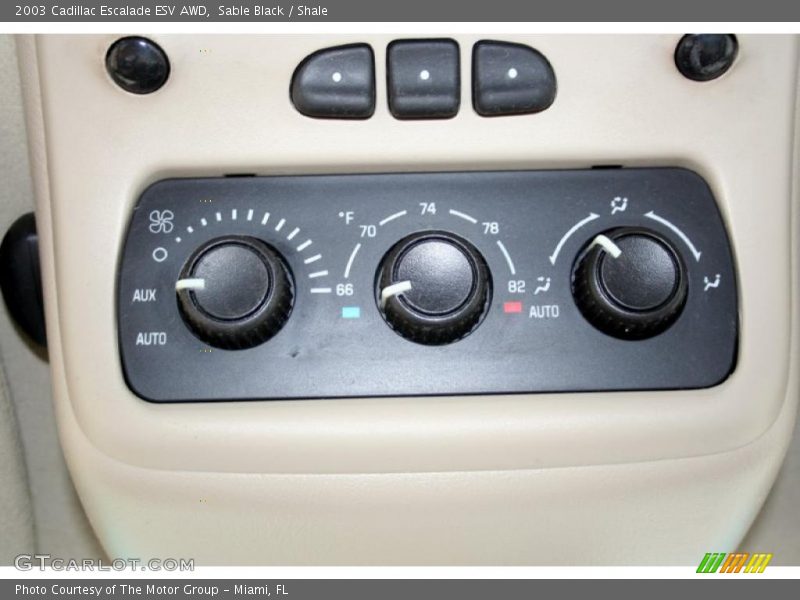 Sable Black / Shale 2003 Cadillac Escalade ESV AWD