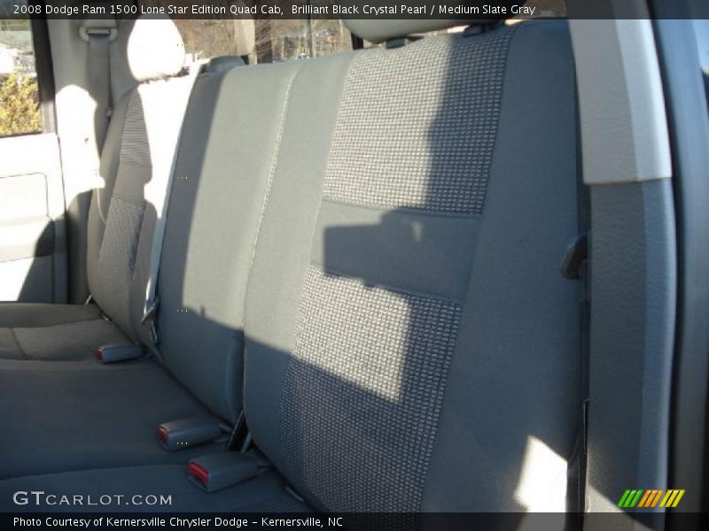 Brilliant Black Crystal Pearl / Medium Slate Gray 2008 Dodge Ram 1500 Lone Star Edition Quad Cab