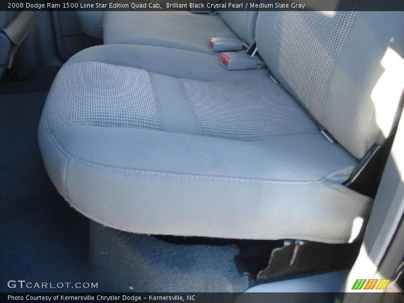 Brilliant Black Crystal Pearl / Medium Slate Gray 2008 Dodge Ram 1500 Lone Star Edition Quad Cab