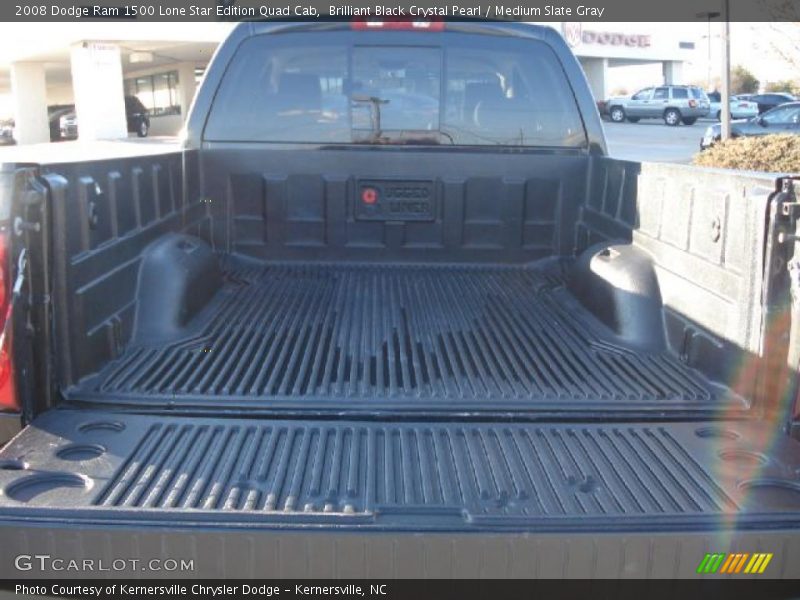 Brilliant Black Crystal Pearl / Medium Slate Gray 2008 Dodge Ram 1500 Lone Star Edition Quad Cab