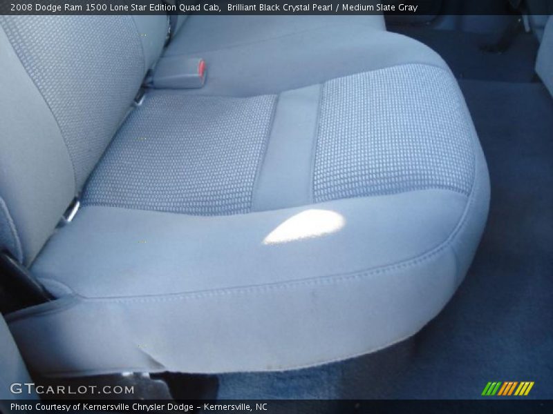 Brilliant Black Crystal Pearl / Medium Slate Gray 2008 Dodge Ram 1500 Lone Star Edition Quad Cab