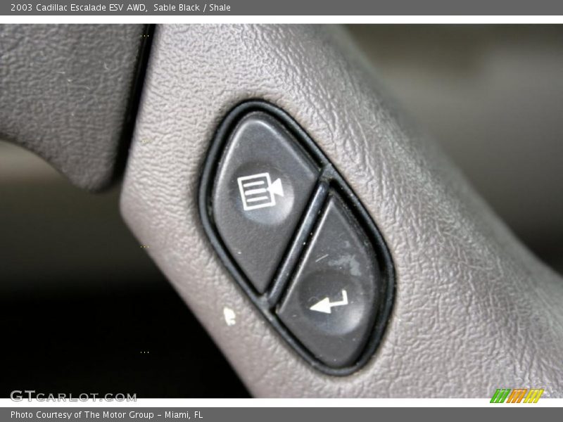 Sable Black / Shale 2003 Cadillac Escalade ESV AWD