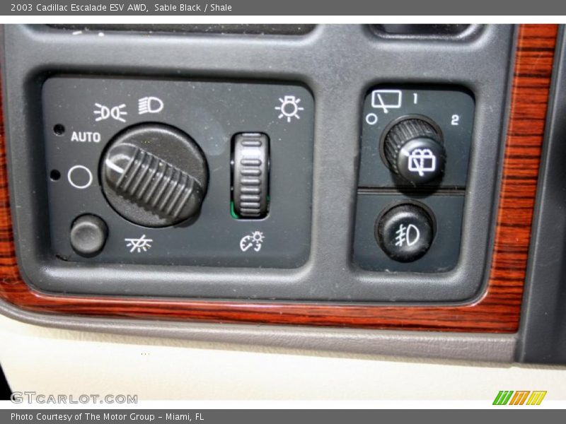 Sable Black / Shale 2003 Cadillac Escalade ESV AWD