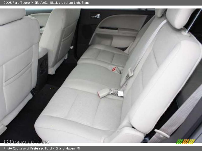 Black / Medium Light Stone 2008 Ford Taurus X SEL AWD